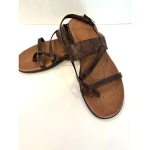 Women’s Brown Strappy Leather Sandals